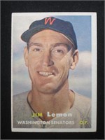 1957 TOPPS #57 JIM LEMON SENATORS VINTAGE