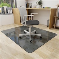 Executive sized Chair Mat  46x55 Tempered Glass  .