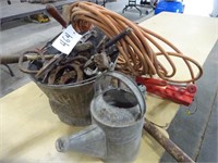 Galvanized Bucket And Misc Tools