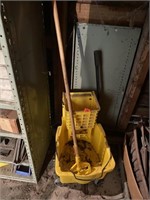 Mop, bucket, and mop handle