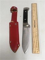 10 Inch Straight Blade Knife and Sheath