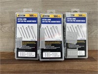 3 extra long cotter pin assortment sets