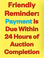 Payment is due withink 24 hours