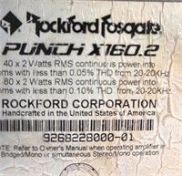 Vintage Rockford fosgate amp