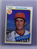Nolan Ryan 1980 Topps Burger King