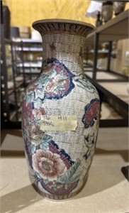 Modern Chinese Floral Porcelain Vase