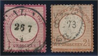 GERMANY #17 & #19 USED AVE-FINE
