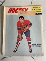 Boom Boom Geoffrion Hockey Pictorial Magazine 1961