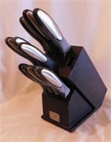 Chicago Cutlery knife block & kitchen knives