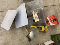 Box of dry wall tools