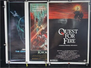 1980's Fantasy/Sci-fi Poster Lot of (3)