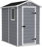 KETER Manor 4x6 Resin Outdoor Storage Shed Kit