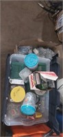 Lot with variety of nails, bolts, screws,and more