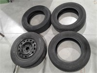(4) 22.5/65R17/102T Tires