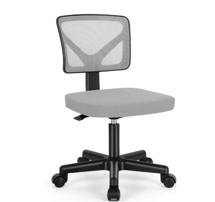 Ergonomic Armless Computer Office Chair