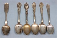 (6) Sterling & Coin Silver Spoons, 4.2 TO