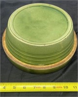 Green Stoneware Mixing Boel