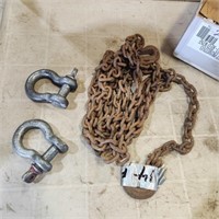 5/16" × 14' Chain & 2 Clevises