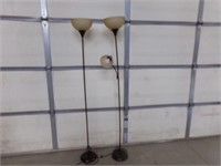 2 tall standing lamps