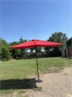 Large Red Patio Umbrella
