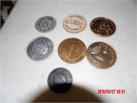 APPOLO 11, 14, SPACE CENTER & OTHER TOKENS