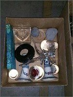 Box of glass pieces