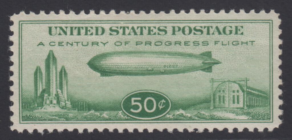 US Stamps #C18 Mint LH, CV $45