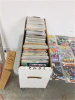Long box of comics