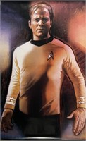 Rare Star Trek 1991 character illustration of Capt