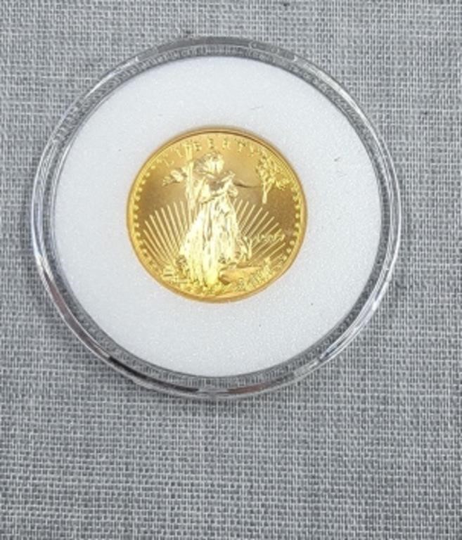 1999 $10 gold American Eagle 1/4 oz.