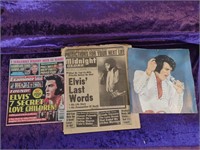 Elvis Presley magazine 1977 Mid night, death pic