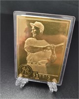 1996 Lou Gerhrig 22kt Gold baseball card