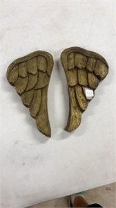 Pair of Wood Angel Wings