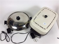 Two Electric Skillets