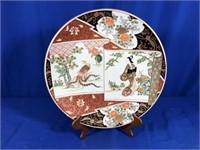 SIGNED IMARI JAPANESE PORCELAIN PLATE