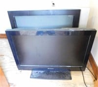 2 televisions: Emerson 27" TV w/ DVD player -