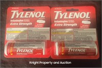 2 Tylenol Extra Strength To Go 10 Caplets per pack