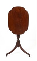 New York Federal Mahogany Tilt Top Candlestand