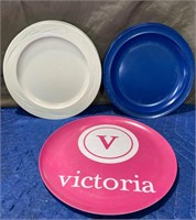 Melamine Plates with SS Strainer