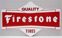 FIRESTONE TIRE SERVICE METAL SIGN