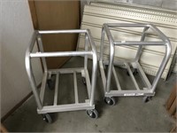 Industrial Aluminum Carts Qty 2