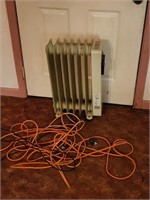 Radiator Heater and Extension Cord