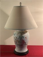 Vintage pottery/Asian themed lamp