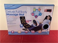 New in box deluxe full body massage mattress