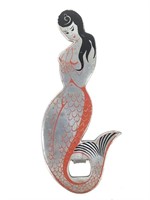 Aluminum Mermaid Bottle Opener 8.5", Italy