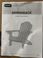 Keter adirondack chair