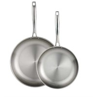 TRAMONTINA SS SKILLET 2PC