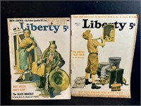 Two 1937  Liberty Magazines