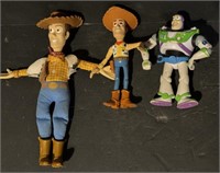 3 Vintage Toy Story Figures