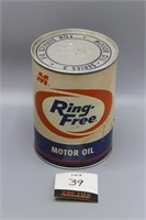 Ring Free Motor Oil Court Can